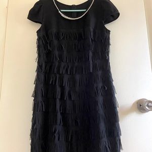 Elegant women black dress